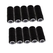 FVDPWYE 10 Pack Jeans Polyester Thread for Carpet Tapestry Blanket Shoes black