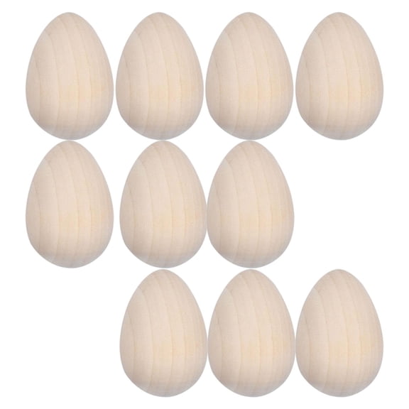 FVDPWYE 10 Pieces Easter Eggs Simulation Egg Hand Painted DIY Crafts Educational Toy for