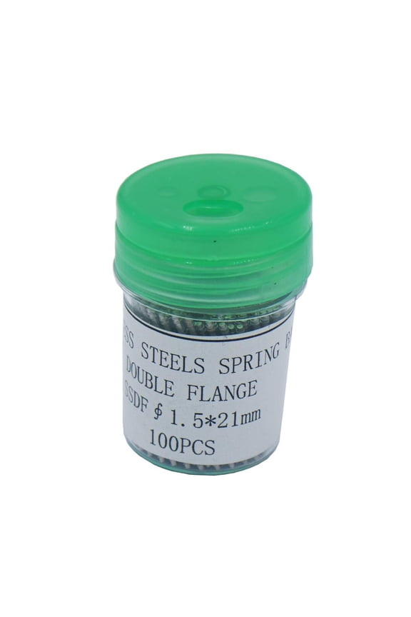 100 Pcs Spring Bar Pins Watchmaker Watch Band Spring Bars Strap Link Pins Repair 21mm