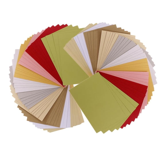 FVDPWYE 100 Sheets Double Sided Specialty Pearlescent Paper for Making Cards 15x10cm