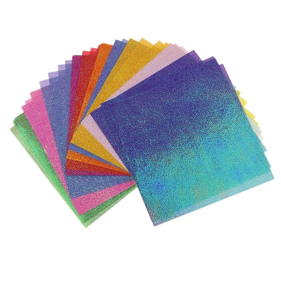 FVDPWYE 100 Sheets Pearlescent Shimmer Craft Paper Metallic Pearl Sheets Arts Supplies