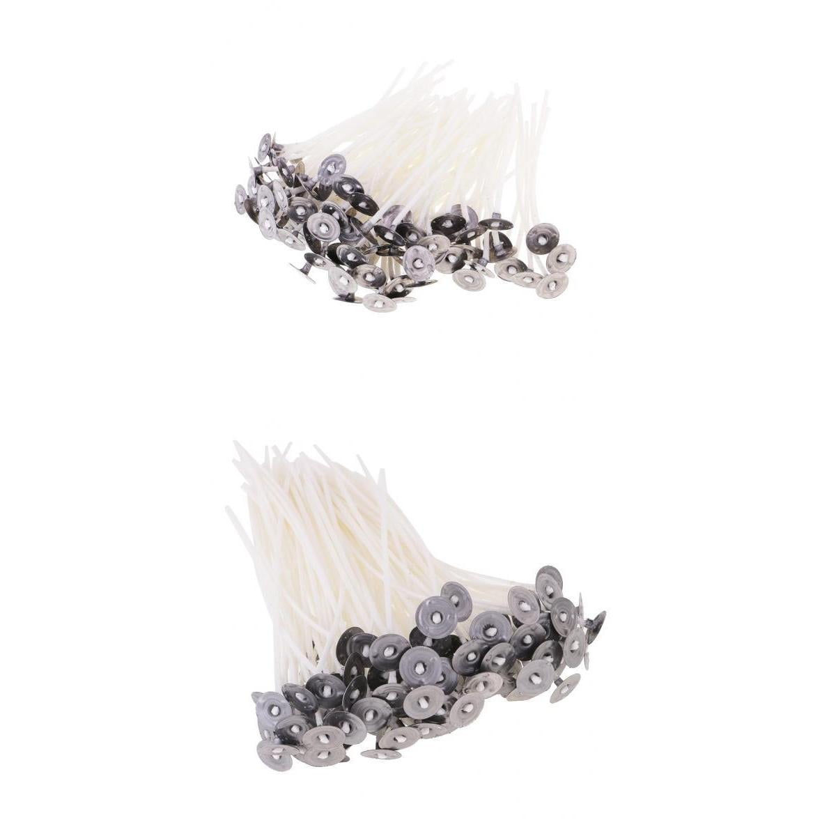 FVDPWYE 100Pcs Natural Cotton Candle Wicks Low Smoke, Slowly Burning, Environmentally