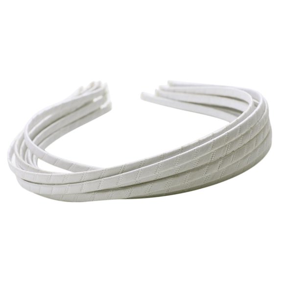 FVDPWYE 10pcs Hair Elastics, Satin Scrunchie Headbands Hair Bands Elastic Chouchous Hair Cream White