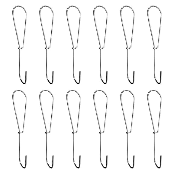 FVDPWYE 12 Pcs Sewing Pattern Hooks, Hanging Hooks, Iron Patterns, Easy Hanging Hangers, 180mmx40mm