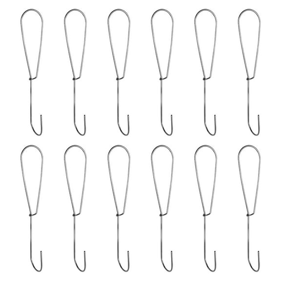 FVDPWYE 12 Pcs Sewing Pattern Hooks, Hanging Hooks, Iron Patterns, Easy Hanging Hangers, 220mmx44mm