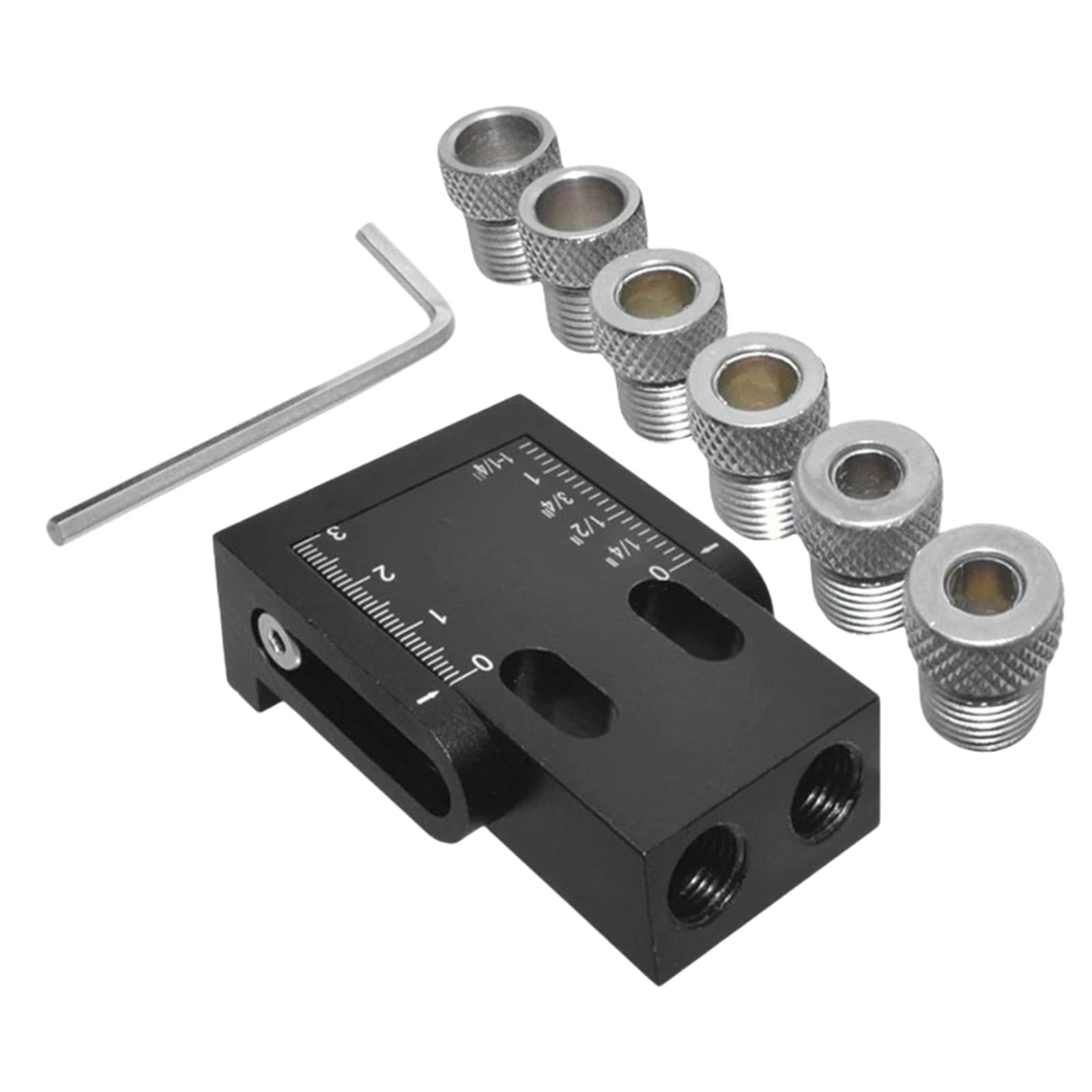 FVDPWYE 15 Degree Hole Jig Kit Carpenters Woodwork Guides Joint Angle Tool 6/8/10mm Hole