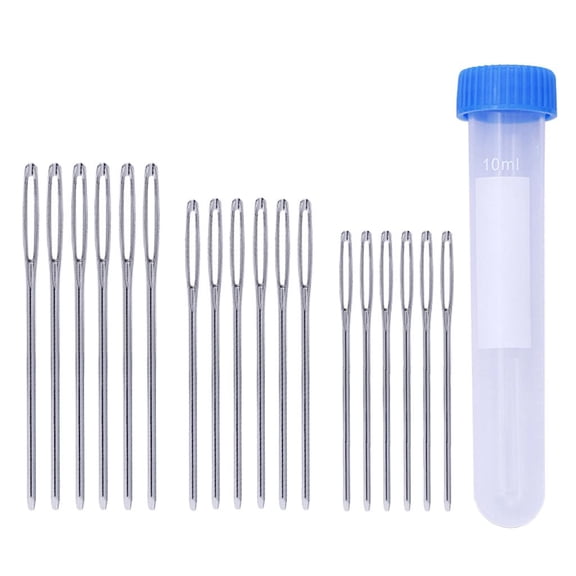 FVDPWYE 18 Pcs Big Eyes Blunt Needles Hand Sewing Plug Sewing Needle Hand Sewing Needle