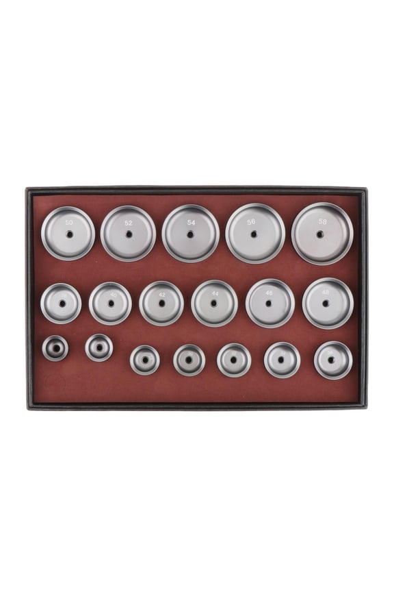 18Pcs Watch Press Dies Replacement Multifunctional Crafting Aluminum Alloy Watch