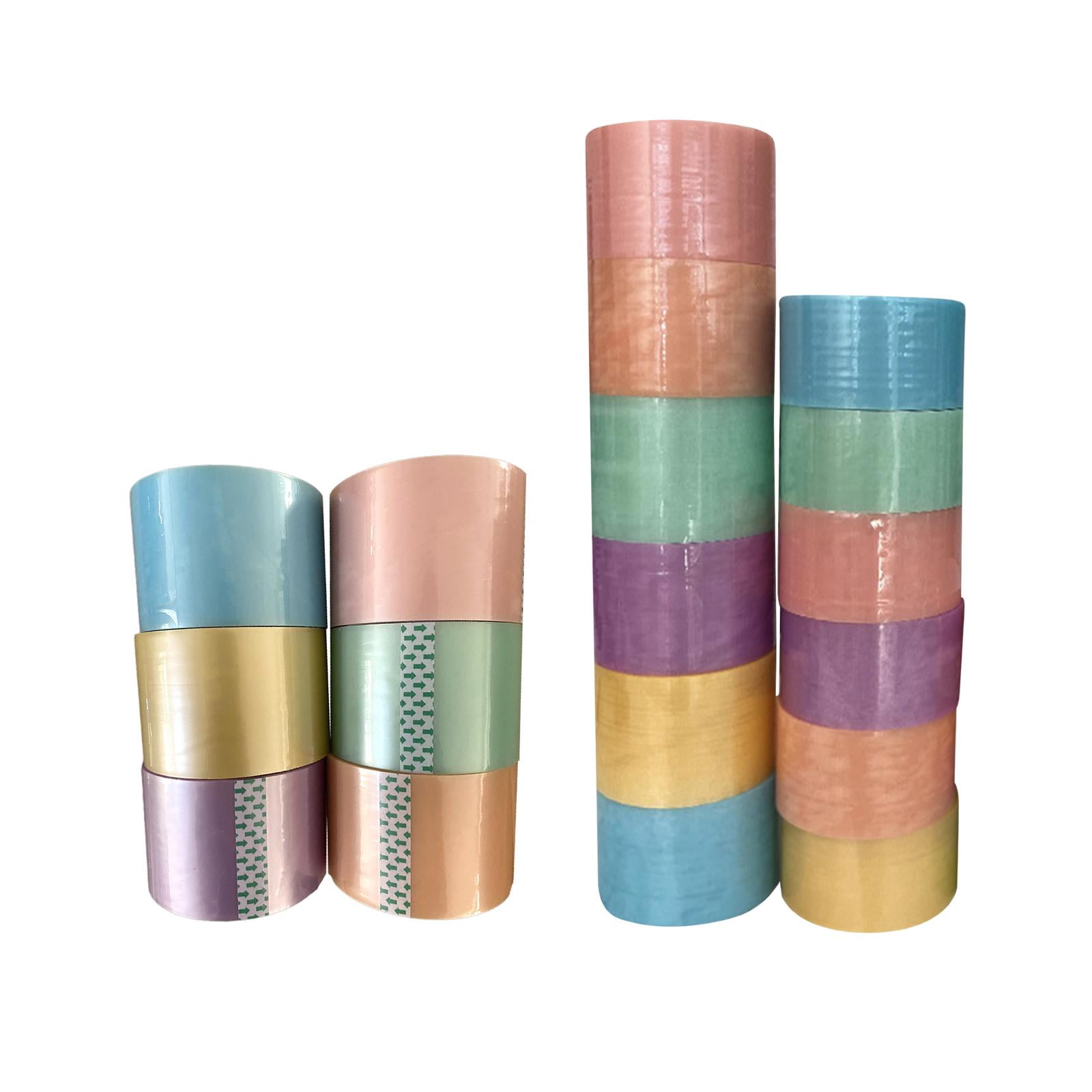FVDPWYE 18pcs Funny Colorful Sticky Ball Rolling Tapes Colored Ball Tape