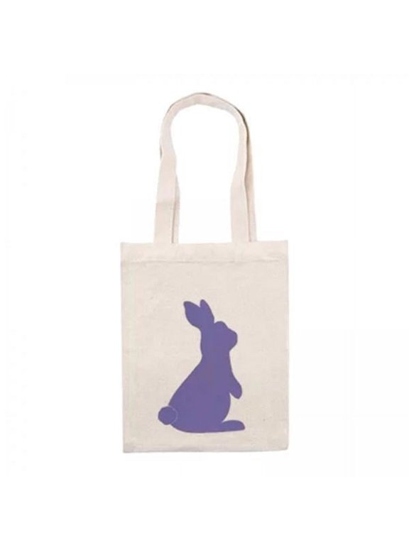 2-3 of pack Non-woven Easter Bunny Tote Rabbit Bag Gift Festive Party Supplies 2 Pcs