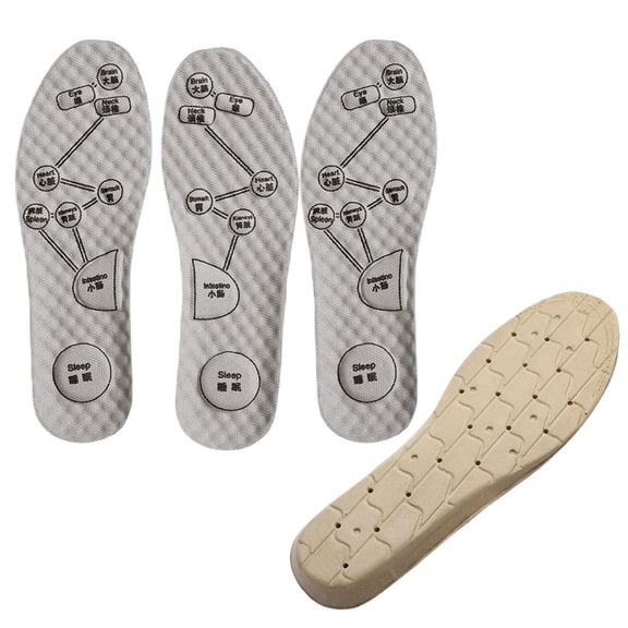 FVDPWYE 2 Pairs EVA Insoles for Shoes Comfortable Sweat Absorbing Lightweight High Heels 45-46