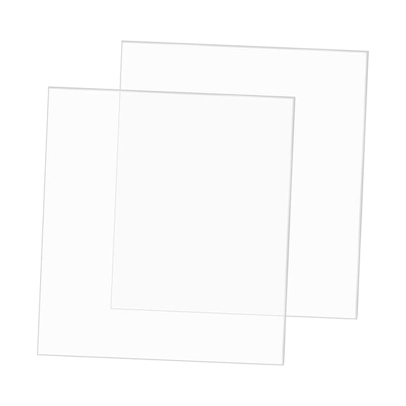 FVDPWYE 2 Pieces Acrylics Die Cuttings Plates Versatile Die Mats for Embossing Craft