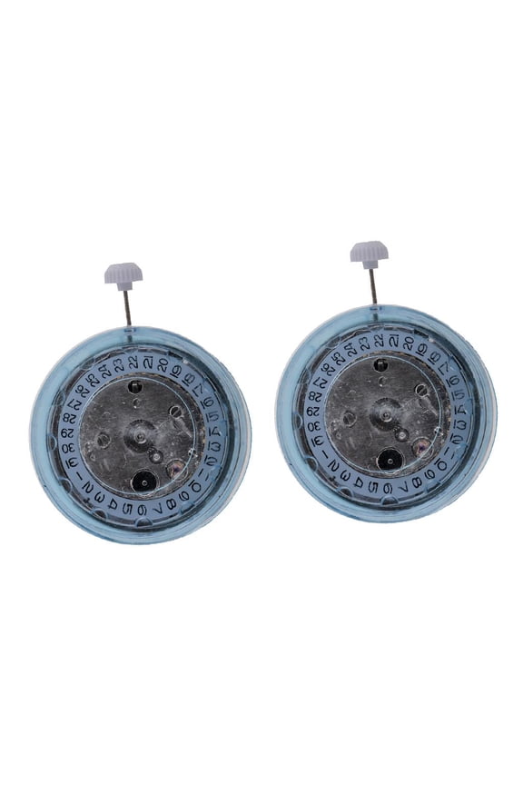 2 Pieces Automatic Mechanical Day Wide Date Japan Movement Replace Part