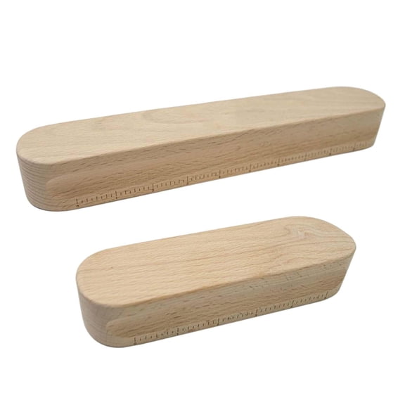 FVDPWYE 2 Pieces Beech Wood Tailors Clapper Sewing Tool Handheld Large Steam Double Side