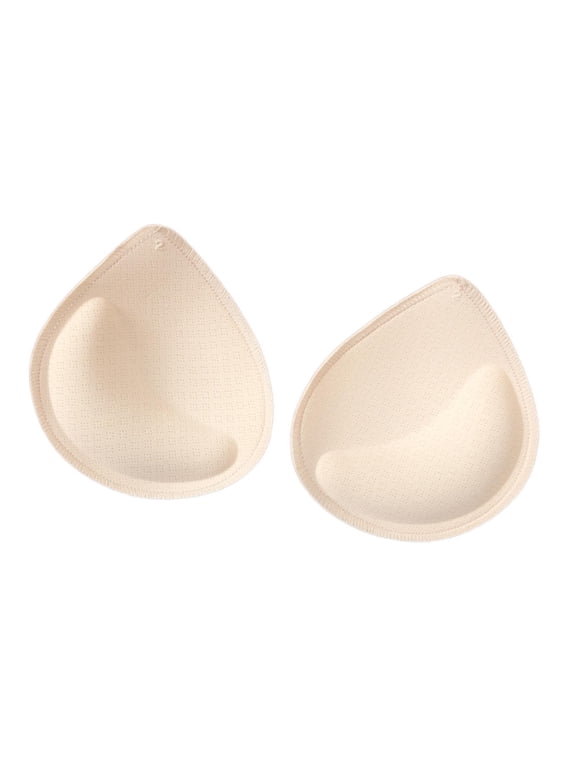 2 Pieces Bra Pads Inserts Memory Foam Breast Enhancers for Yoga Wear Bikini Tops 3cm thick