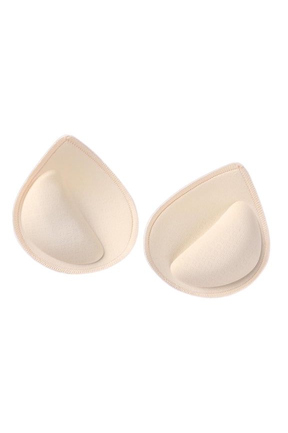 2 Pieces Bra Pads Inserts Memory Foam Breast Enhancers for Yoga Wear Bikini Tops 6cm thick