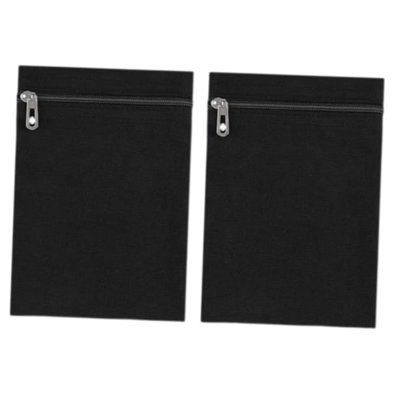 FVDPWYE 2 Pieces Sew in Pocket with Zipper Lightweight Sturdy Travel Security Pocket