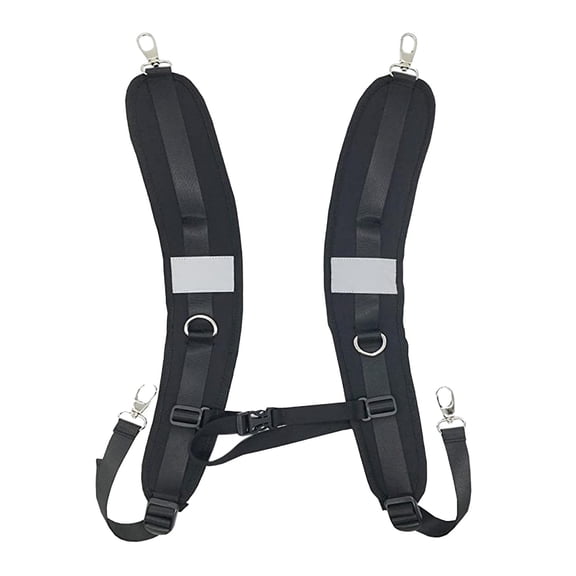 FVDPWYE 2 X Padded Shoulder Straps, Adjustable Backpack Shoulder Strap for Backpack, Dry Black Diving Fabric