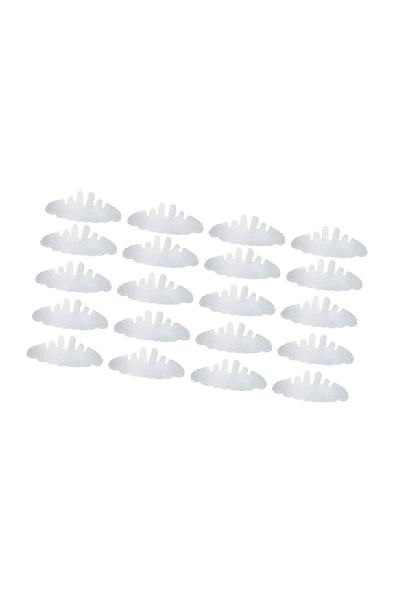 20 Pieces Baseball Cap Inserts Adults Baseball Hat Sweat Liners, for Tennis Caps White 29cmx12.5cm