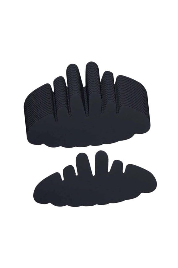 20 Pieces Baseball Caps Inserts Multifunctional Brim Support Hat Sweat Liner Black L