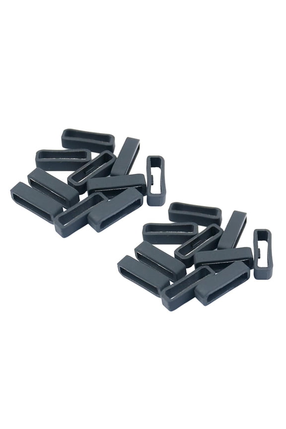 20 Pieces Silicone Fastener Rings for Garmin Fenix 5/5s/5x Series 235 22mm
