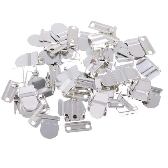 FVDPWYE 20 Sets of Seamless Hook And Eye Closure for Pants,, Dress - , as Silver