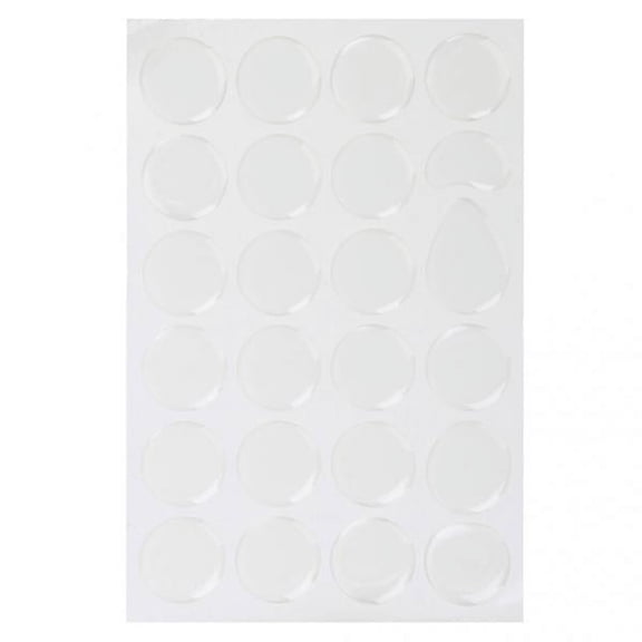 FVDPWYE 200-Piece Epoxy Dome Stickers, Epoxy Dots, Epoxy Resin Stickers, Clear, 1 inch