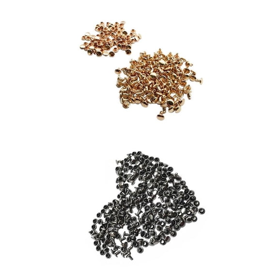 FVDPWYE 200 Sets Double Cap Rivet Studs Snap Rivet Crafts in