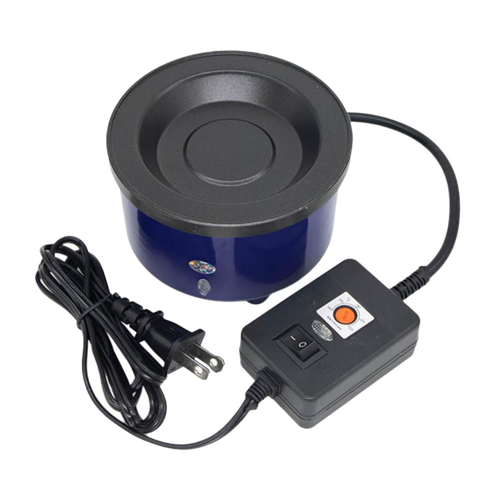 FVDPWYE 200W Hot Melt Glue Pot Adjustable Temperature Crafts Tools Glue Melting Hot Pan