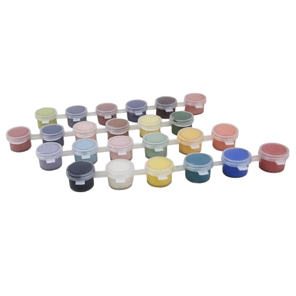 FVDPWYE 24Pcs Ceramic Pigments Crafts DIY Underglaze Color Pigment Set Painting Pigments