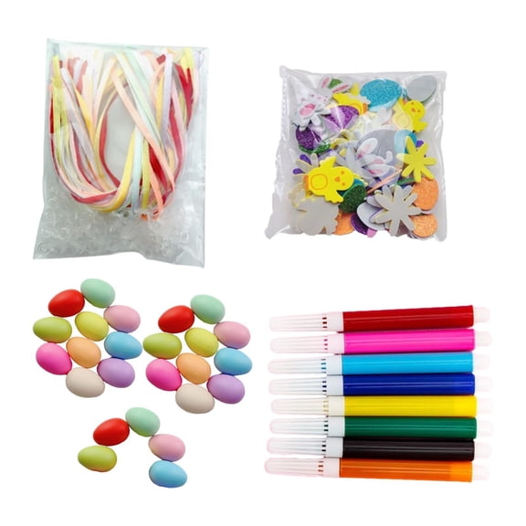 FVDPWYE 25 Pieces Easter Eggs Easter Tree Ornaments Lightweight Sturdy Colorful for Kids
