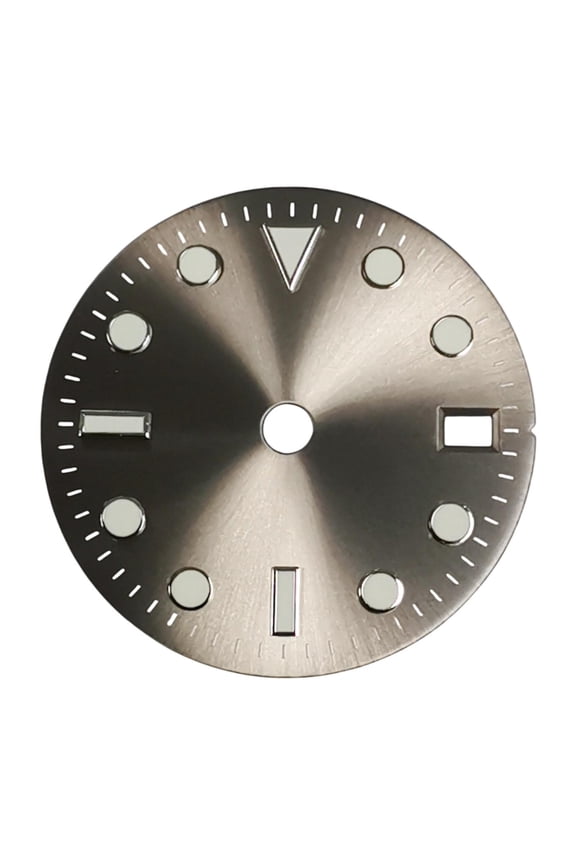 29 mm Watch Dial Green Luminous Modification Repairing Stylish Metal Lightweight Gray