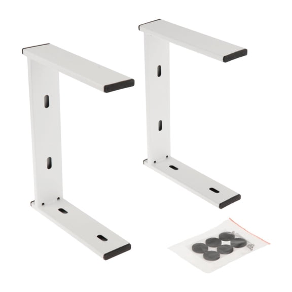 FVDPWYE 2Pcs Stand Legs Metal Holders Racks Craft Desk Accessories Save Space Fully Open