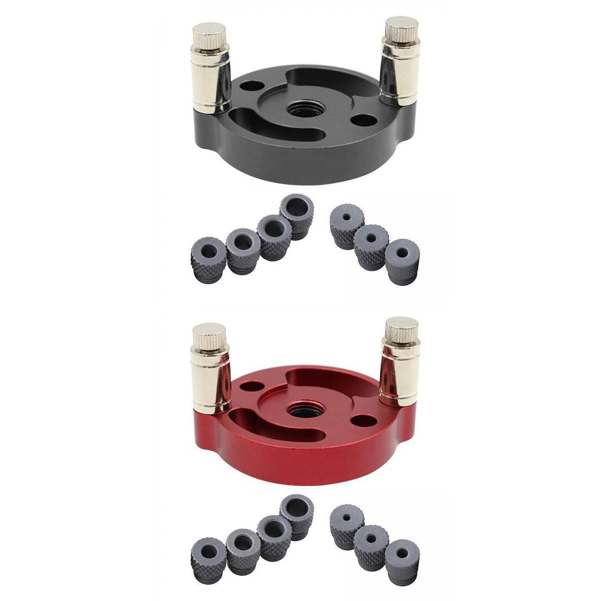 FVDPWYE 2pcs 2-10mm Self-Centering Doweling Jig Set Vertical Hole Puncher Locator