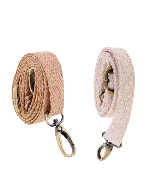 2pieces Canvas Bag Handle Shoulder Bag Strap Replacement Bag Accessory