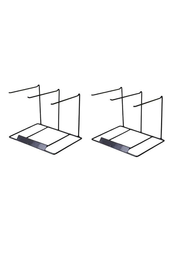 2x Metal Jewelry Organizer Hanging Display Stand for Key Rings Headbands Pendant