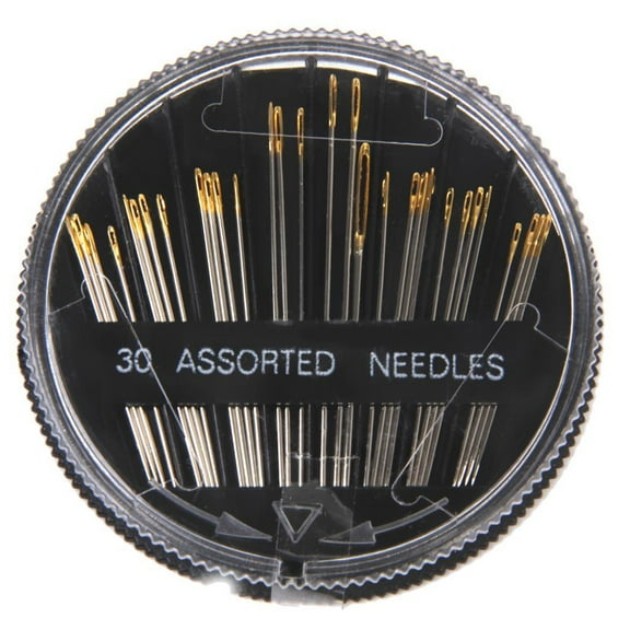 FVDPWYE 3 Count Assorted Hand Sewing Needles Per Pack, Larger Heads For Easy Threading.
