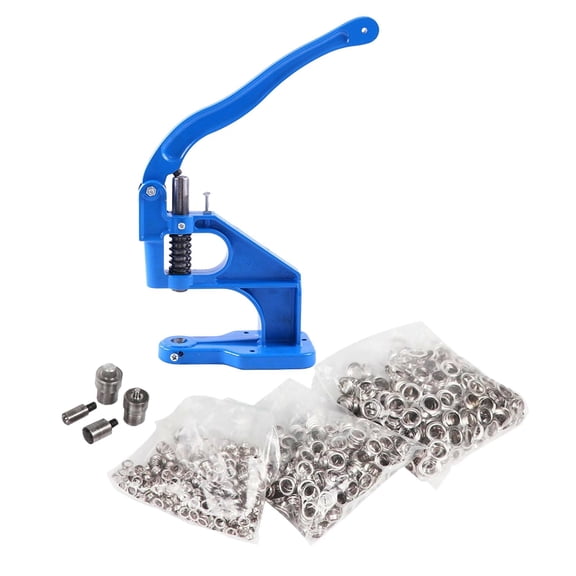 FVDPWYE 3 Die Grommet Hand Press Machine Setting Snap Button Rivets Eyelet Leathercrafts