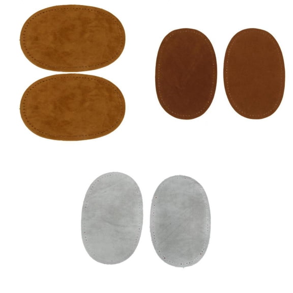 FVDPWYE 3 Pairs of Soft Elbow And Knee Patches to Sew , Oval Patches for Elbow And Knee