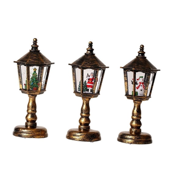 FVDPWYE 3 Pieces Christmas Lantern with Music Night Light for Wedding Home Christmas