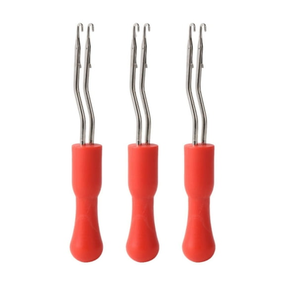 FVDPWYE 3 Pieces Latch Hook Crochet Needle for Carpet Making Multifunctional Lightweight