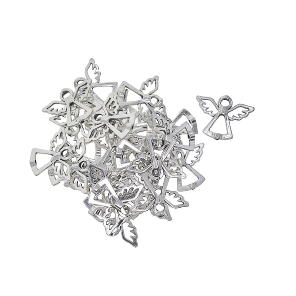 FVDPWYE 30Pcs Angel Wing Spacer Beads Angel Wing Charms Small Hole Bead Pendants for DIY
