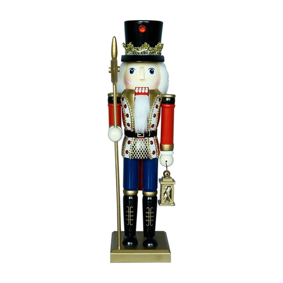 FVDPWYE 35cm Nutcracker Figures, Traditional Figurine for Living Room Desktop Decoration