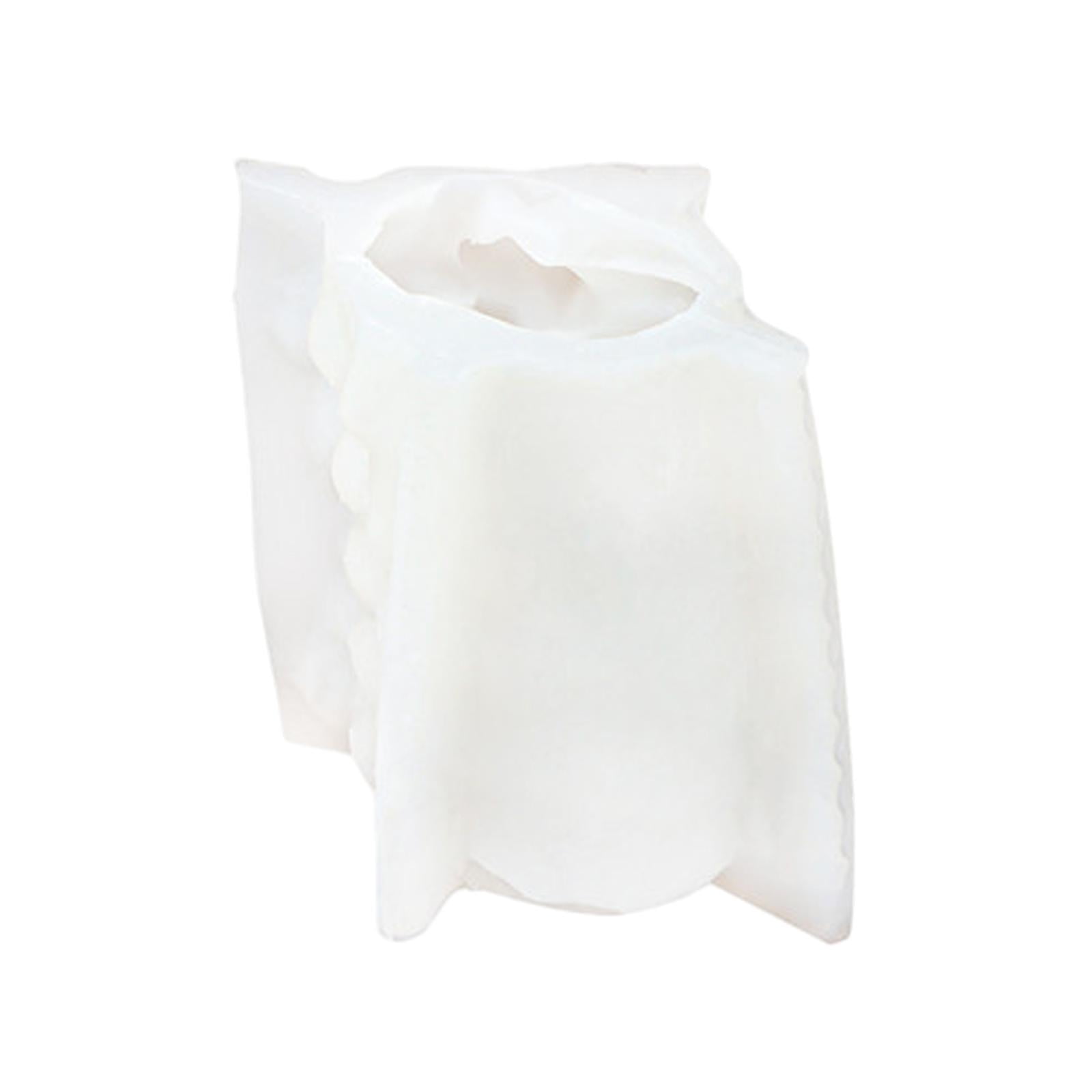 FVDPWYE 3D Candle Silicone Mold Scented Candle Mould Cake Baking Resin DIY Crafts Candle