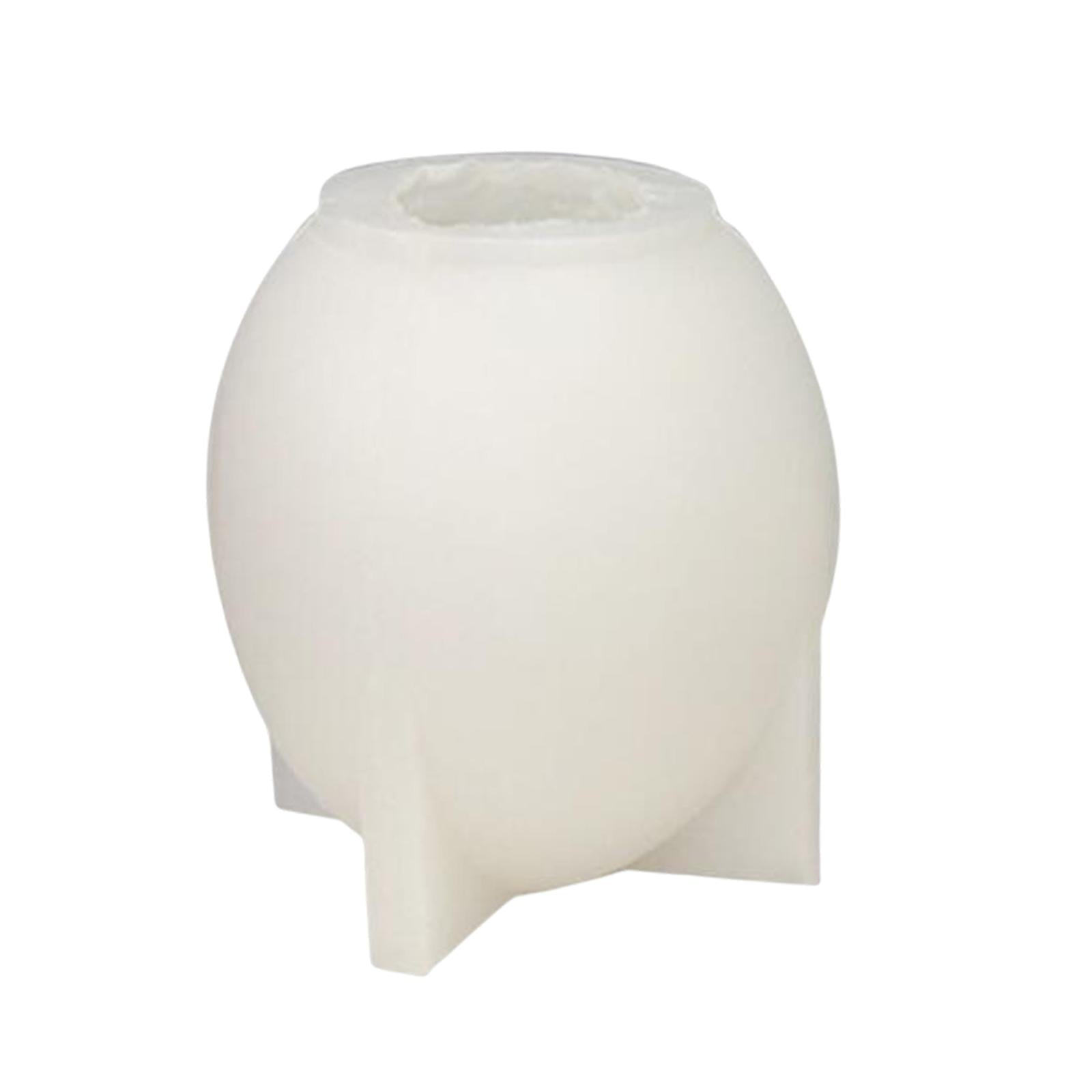 FVDPWYE 3D Egg Flower Ball Candle Silicone Model Epoxy Resin Casting Crafting Decorative 110mmx128mm