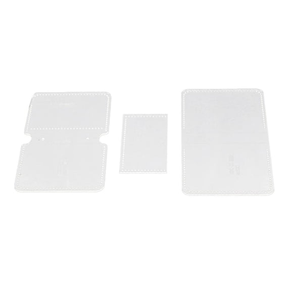 FVDPWYE 3pcs Acrylic Templates Leather Tool Stencil Leathercraft Embossing Stencils For