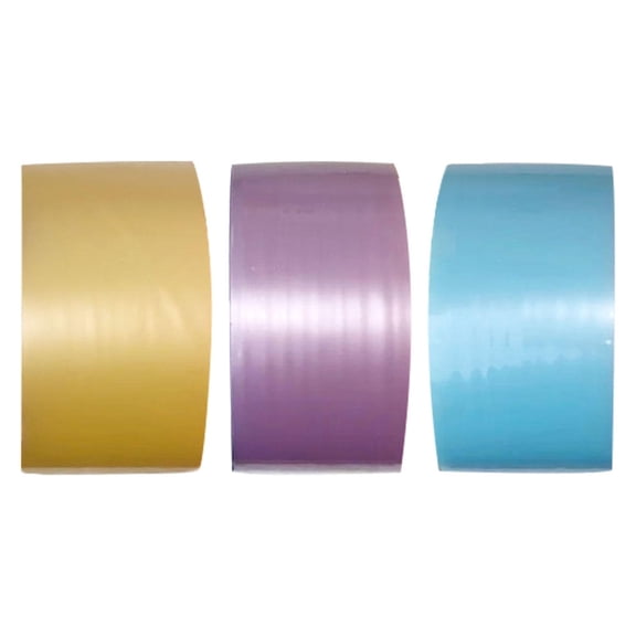 FVDPWYE 3x Funny Sticky Ball Tape Adhesive Sensory Toy Game Sticky Ball Rolling Tape Blue Yellow Violet