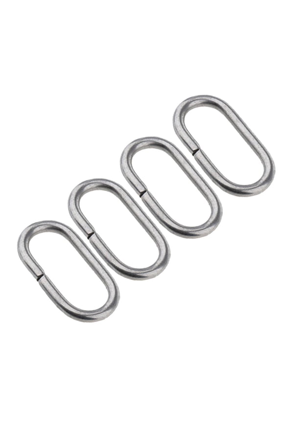 4 Piece Stainless Steel Nylon Watch Band Strap Belt Loop 20mm