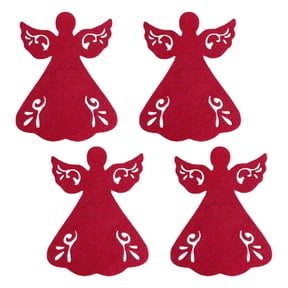 FVDPWYE 4Pcs Christmas Silverware Holders Set Tableware Forks Pockets Bags Pockets Forks Style B