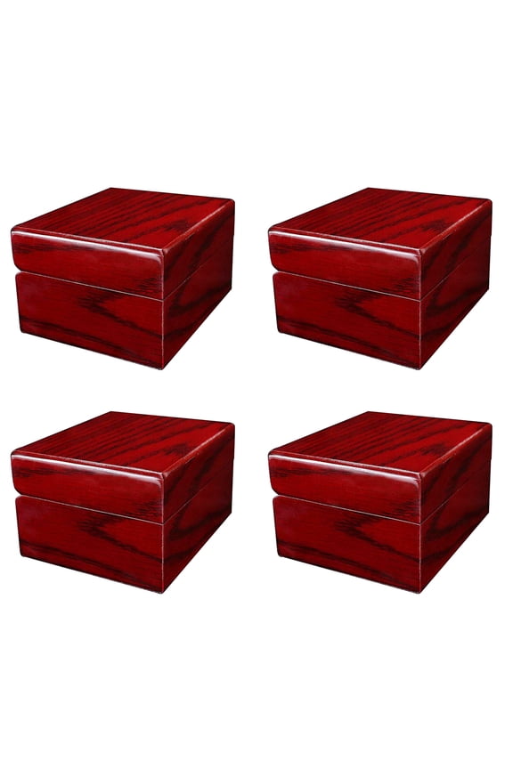 4Pcs Luxury Display Box Wristwatch Storage Case Bangle Jewelry Organizer Holder